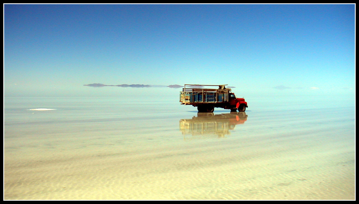 Salar de Uyuni emhádéčkem