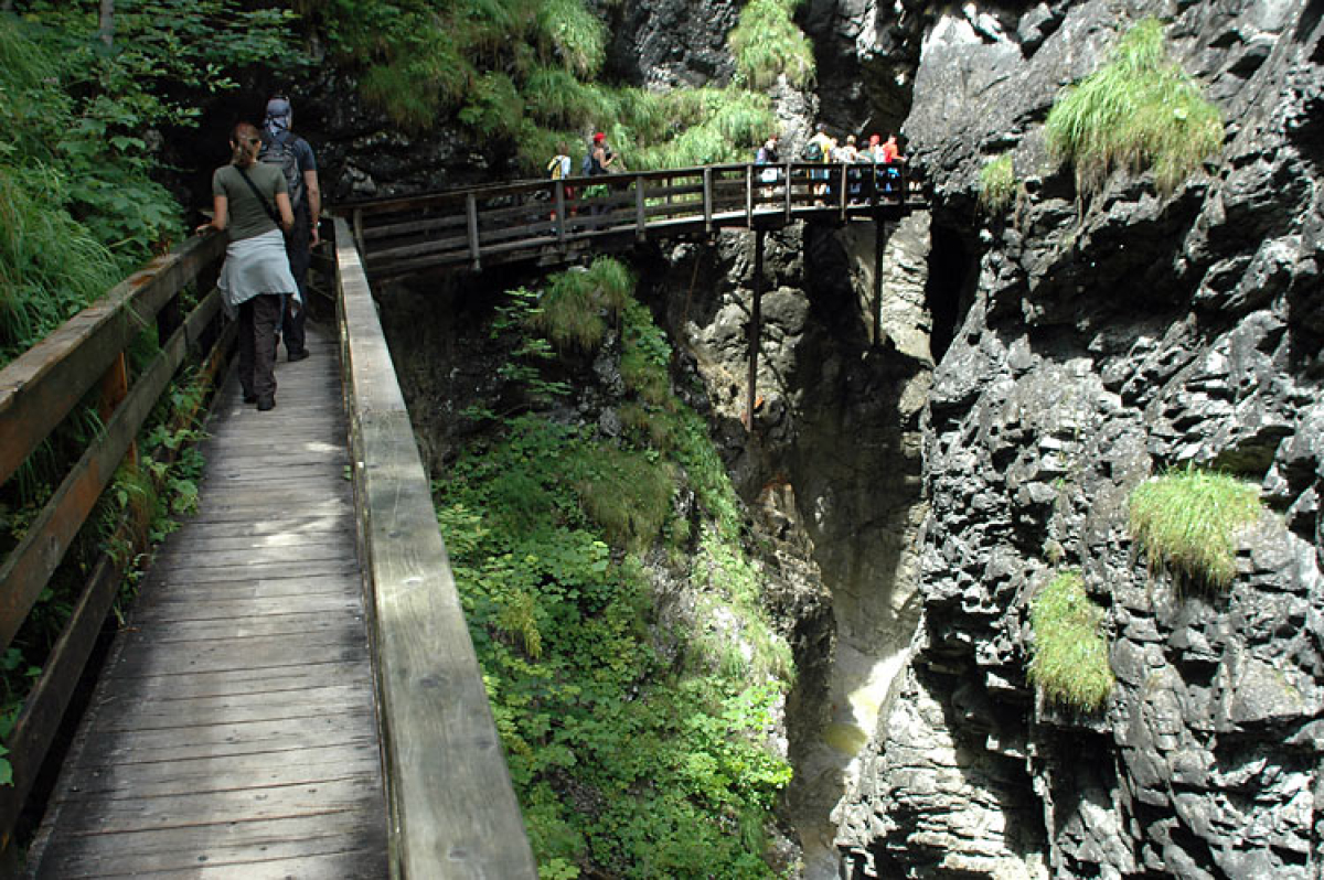 Krásy romantického Salcburska, Vorderkaserklamm, Lamprechtshohle