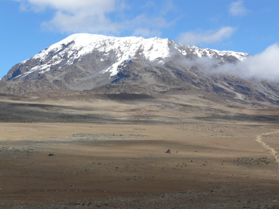 Kilimanjaro - pohled z pětitisícovky