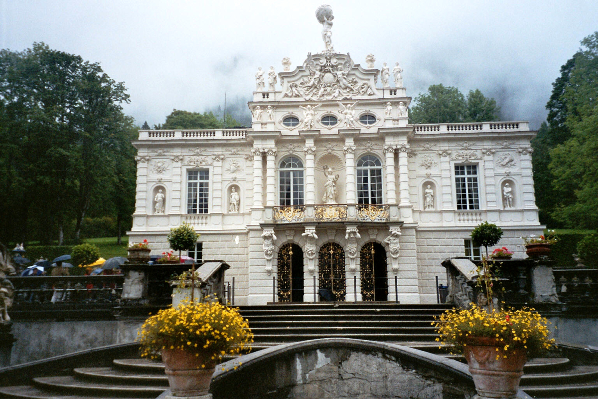 Linderhof, zámek v srdci hor
