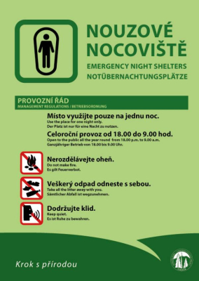 Přenocuj a jdi dál - nouzové nocoviště na Šumavě