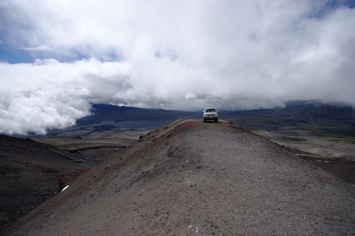 Výstup na Cotopaxi a bezpečí na cestách