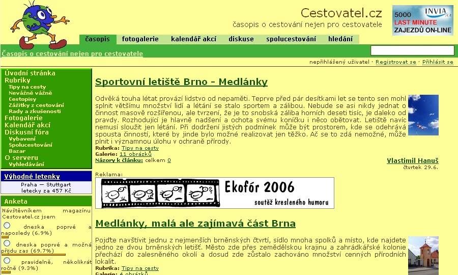 Cestovatel.cz 2000