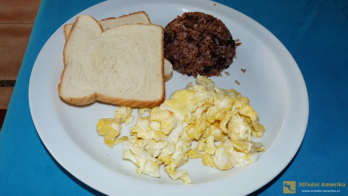Nikaragua: Gallo pinto v snídaňové podobě